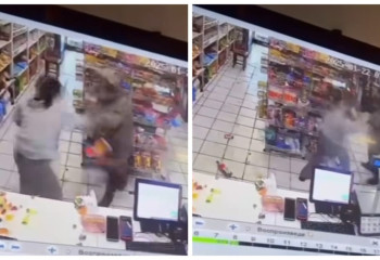 Саранда дүкендердің біріне түскен ұры сатушыны өлтіріп кетті