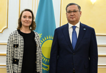 Kazakh FM receives Austrian Ambassador