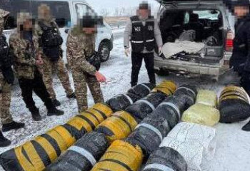 Астанаға есірткі жеткізетін курьерден 1,6 тонна марихуана тәркіленді