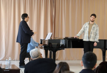 Қазақ ұлттық консерваториясында италиялық профессордың шеберлік сабағы өтті