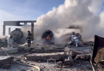 Взрыв прогремел на нефтебазе в Жезказгане – есть пострадавшие