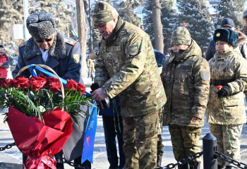 В Алматы почтили память героев Великой Отечественной войны