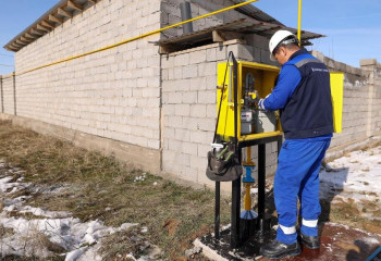 В Шымкенте жилые массивы Ынтымак-2 и Бозарык подключили к газу