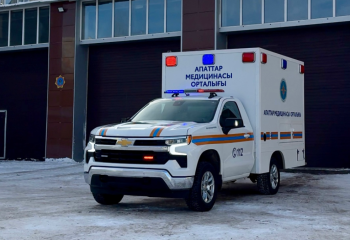 В МЧС РК показали новый суперпроходимый внедорожник для экстренных ситуаций