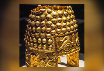 Золотой шлем 450 года до н. э. похитили из музея с помощью взрывчатки в Нидерландах