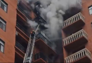 Ақтауда көпқабатты тұрғынүйден өрт шықты