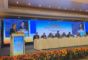 Kazakh delegation takes part in international conference on elections in New Delhi
