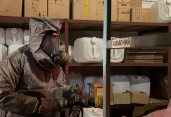 Пожарно-тактические учения на складах с ядовитыми веществами прошли в ВКО