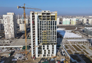 Түркістанда Қазақ-Корей университетінің ғимараты салынып жатыр