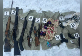 Несколько десятков единиц оружия обнаружили сотрудники КНБ в январе