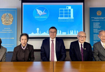 Nobel Prize winner Nihon Hidankyo and Kazakhstan Embassy in Japan agreed to jointly promote idea of nuclear -free world