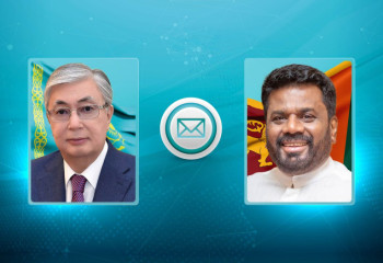 Head of Kazakhstan sends congratulatory telegram to President of Sri Lanka
