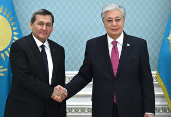 Мемлекет басшысы Түрікменстанның Сыртқы істер министрі Рашид Мередовті қабылдады