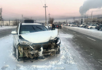 Семейде жол апаты болып, 3 адам жарақат алды