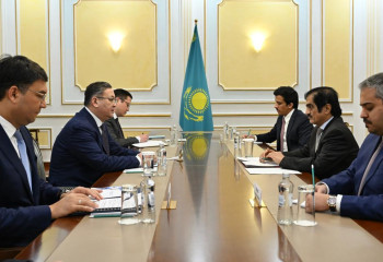 Мұрат Нұртілеу Қатар Елшісін қабылдады