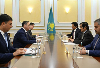 Министр иностранных дел Казахстана принял Посла Катара