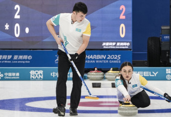 Смешанная команда Казахстана по керлингу завершила выступление на Азиаде