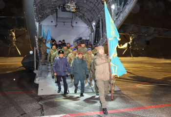 Казахстанские спецназовцы вернулись на родину из ОАЭ