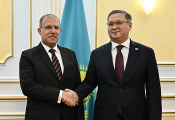 Kazakh FM receives Ambassador of Jordan