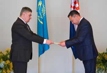 Ambassador of Kazakhstan presented credentials to President of Croatia