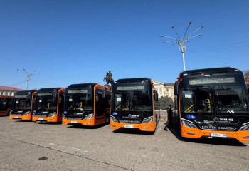 Тараз қаласының автопаркі 13 жаңа автобуспен толықты
