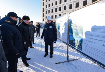 Олжас Бектенов Қосшының бас жоспарымен танысты