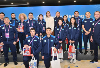 Головкин мен Мырзабосынов Азия ойындарында жүлде алған спортшыларымызды құттықтады