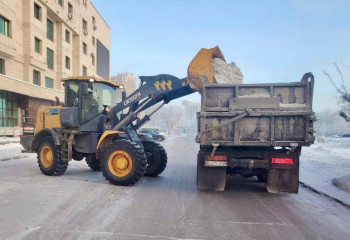В Астане за ночь вывезли почти 2000 грузовиков снега