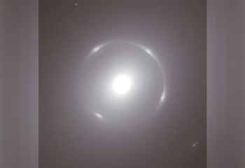 Телескоп «Евклид» зафиксировал редкое кольцо Эйнштейна, искривляющее пространство-время