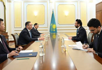 Kazakh FM receives Ambassador of Pakistan