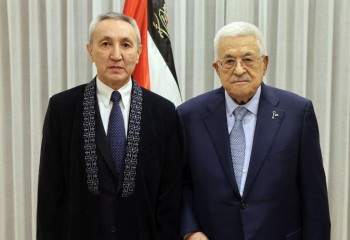 Қазақстан Елшісі Палестина президентіне сенім грамоталарын тапсырды