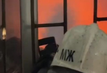 Алматы базарындағы өрт сөндірілді