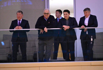 UWW President Nenad Lalovic visits number of sports facilities in Astana