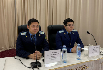 Қонаевта құқықтық сауаттылықты арттыру бойынша жасөспірімдермен кездесу өтті