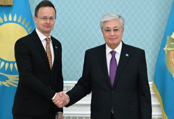 Мемлекет басшысы Мажарстанның сыртқы істер министрін қабылдады