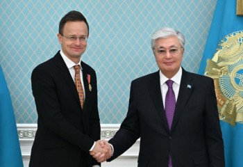 Tokayev receives Hungarian Foreign Minister Péter Szijjártó