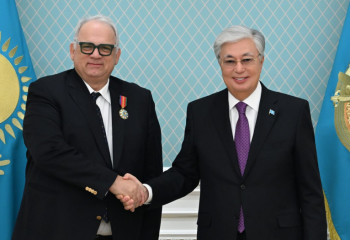 Tokayev meets with President of United World Wrestling Nenad Lalovic