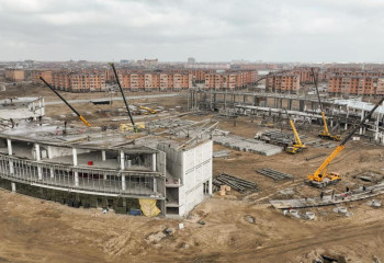 В Кызылорде строят новый стадион на 11 тысяч мест по стандартам УЕФА