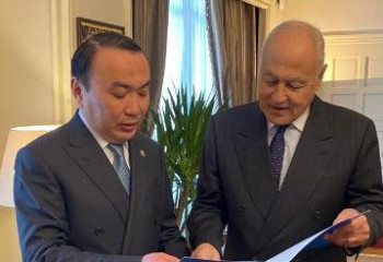 New permanent representative of Kazakhstan to  league of Arab states presented his credentials