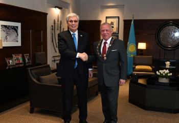 Токаев наградил Короля Абдаллу II орденом «Алтын Қыран»