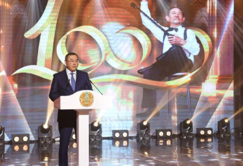 В Қонаеве отметили столетие Нургисы Тлендиева