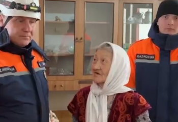 Жезқазғанда егде жастағы кейуана құтқарушыларға алғыс білдірді