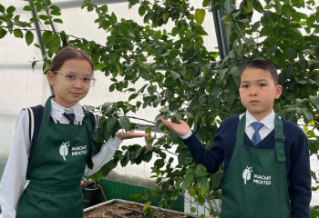 «Таза Қазақстан»: астаналық оқушылар ағаш егіп, көкөніс өсіріп жатыр