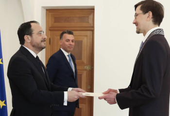 Ambassador of Kazakhstan presents credentials to President of Cyprus