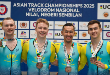 Велотректен Қазақстан құрамасы - Азия чемпионатының қола жүлдегері