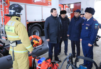 В селе Актюбинской области построен новый военный комиссариат и отремонтировано пожарное депо