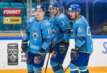 «Барыс» потерпел восьмое подряд поражение в КХЛ, уступив «Адмиралу»