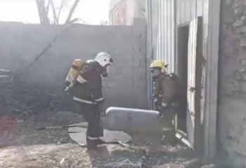 Таразда пластикалық бұйымдар шығаратын цехта өрт болды