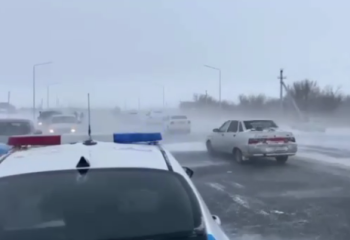 Из-за метели усилены меры безопасности на дорогах Актюбинской области