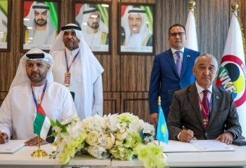 Karate Federations of Kazakhstan and UAE sign MOU on sport cooperation